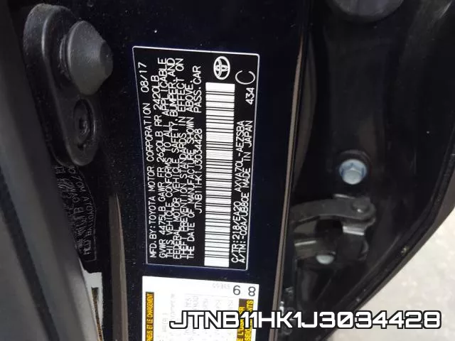 JTNB11HK1J3034428 фото 2