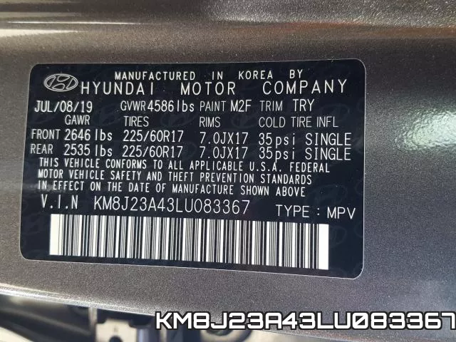 KM8J23A43LU083367 фото 2