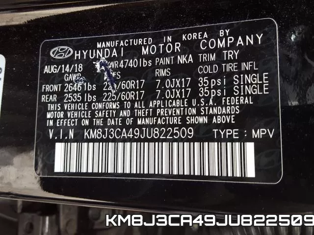 KM8J3CA49JU822509 фото 2