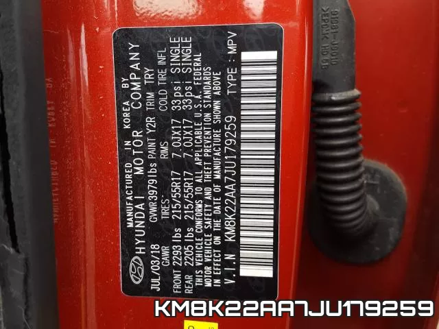 KM8K22AA7JU179259 фото 2
