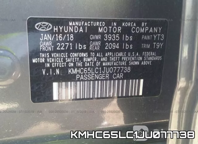 KMHC65LC1JU077738 фото 10
