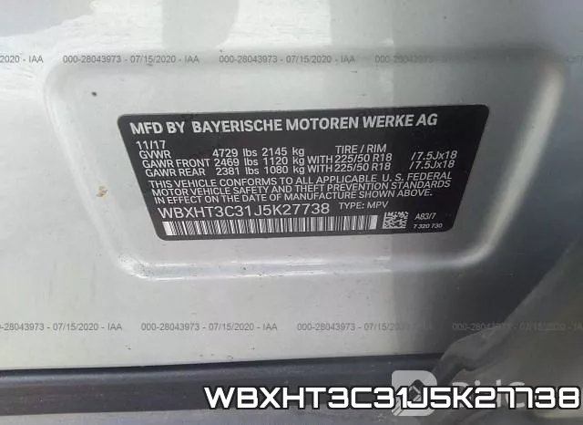 WBXHT3C31J5K27738 фото 10