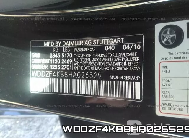 WDDZF4KB8HA026529 фото 10