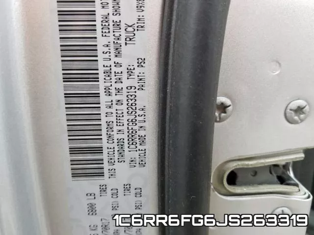 1C6RR6FG6JS263319 фото 2