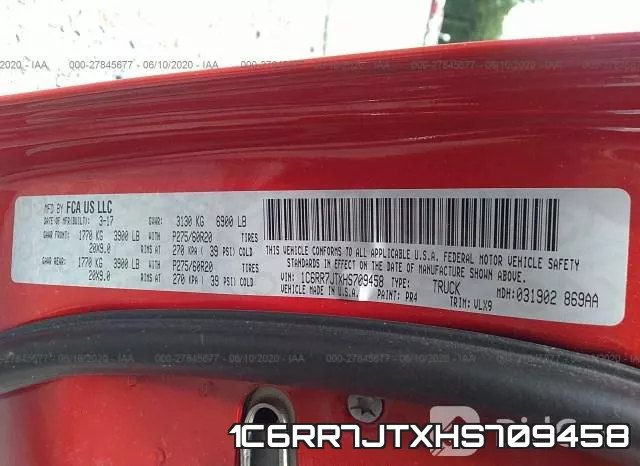 1C6RR7JTXHS709458 фото 9