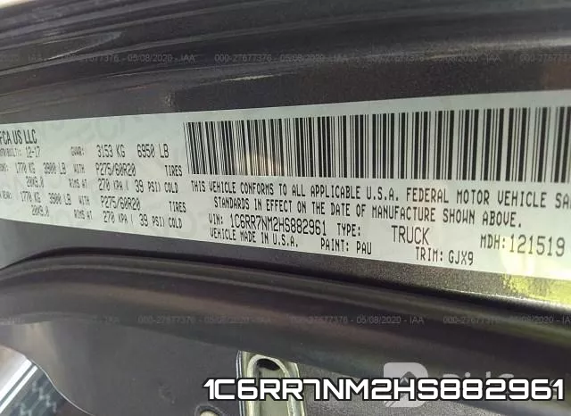 1C6RR7NM2HS882961 фото 10
