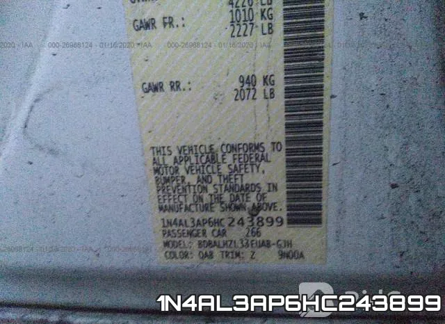 1N4AL3AP6HC243899 фото 10