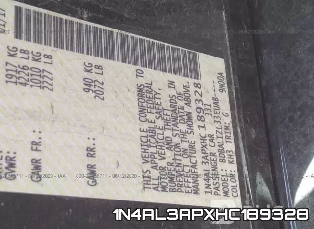 1N4AL3APXHC189328 фото 10