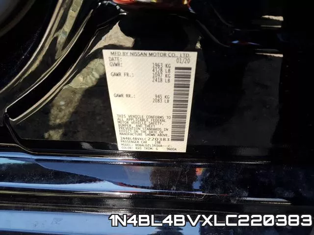 1N4BL4BVXLC220383 фото 2