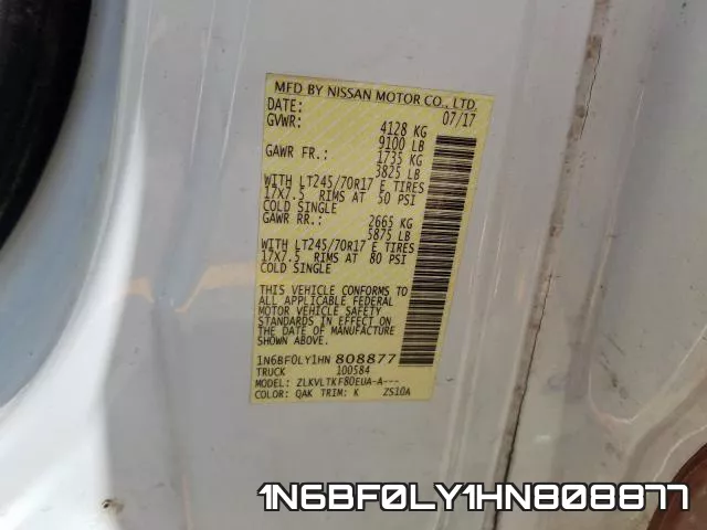 1N6BF0LY1HN808877 фото 2