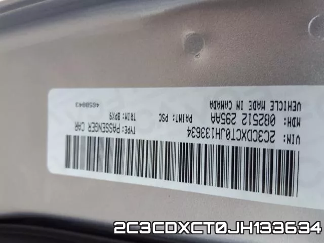 2C3CDXCT0JH133634 фото 2