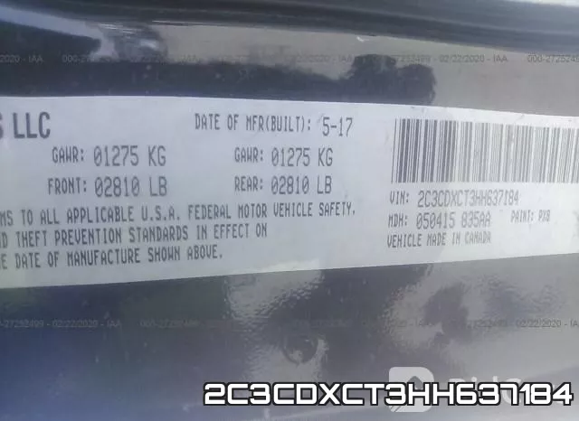 2C3CDXCT3HH637184 фото 10