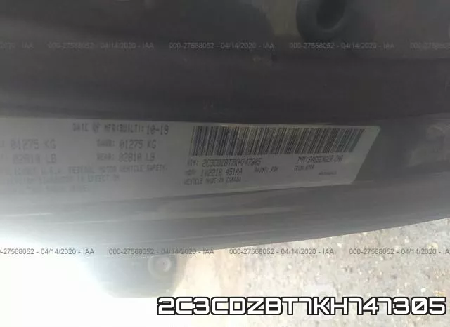 2C3CDZBT7KH747305 фото 10