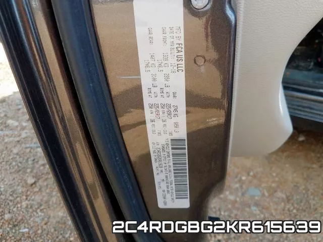 2C4RDGBG2KR615639 фото 2