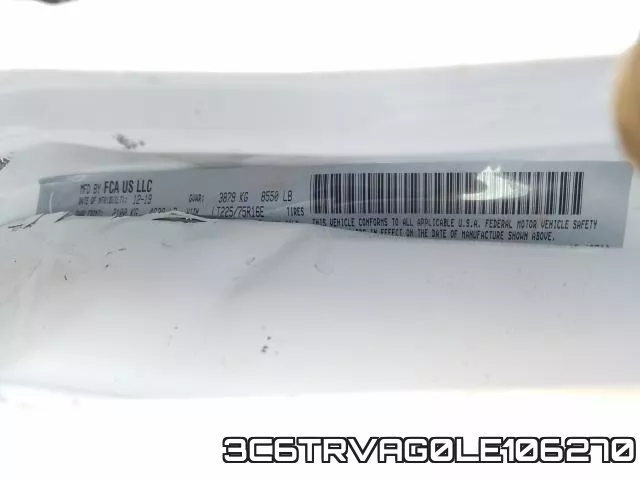 3C6TRVAG0LE106270 фото 2