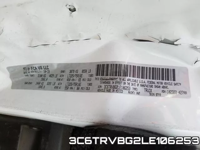 3C6TRVBG2LE106253 фото 2