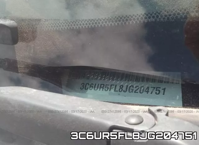 3C6UR5FL8JG204751 фото 8