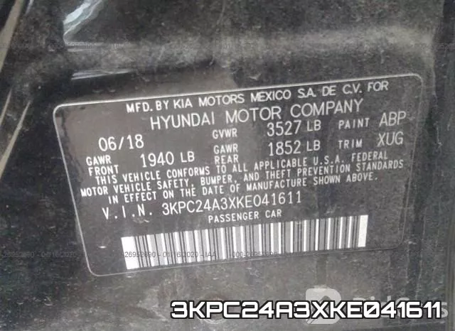 3KPC24A3XKE041611 фото 10