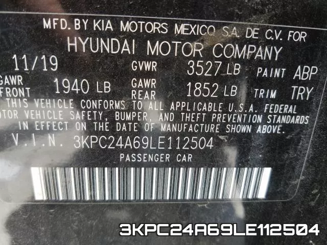 3KPC24A69LE112504 фото 2