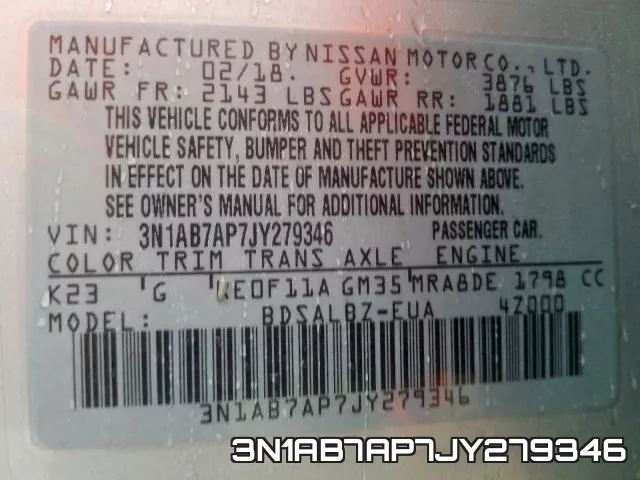 3N1AB7AP7JY279346 фото 2