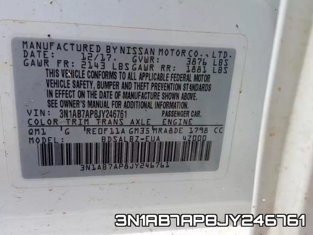 3N1AB7AP8JY246761 фото 2