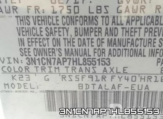 3N1CN7AP7HL855153 фото 9