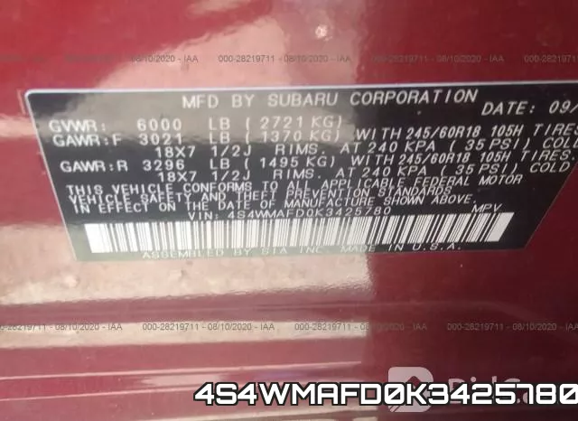 4S4WMAFD0K3425780 фото 10