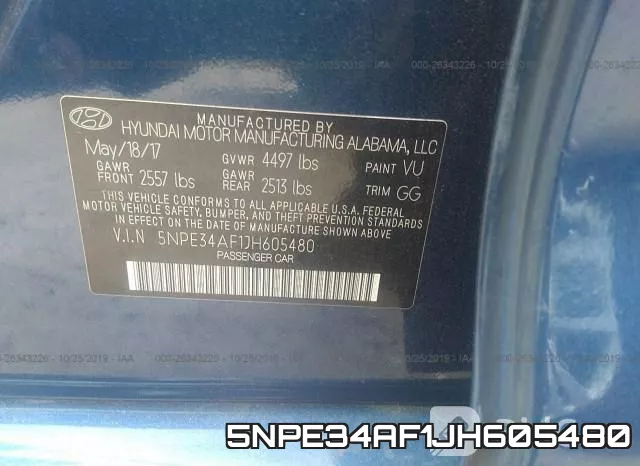 5NPE34AF1JH605480 фото 10