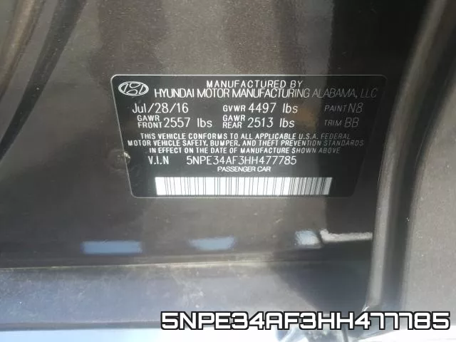 5NPE34AF3HH477785 фото 2