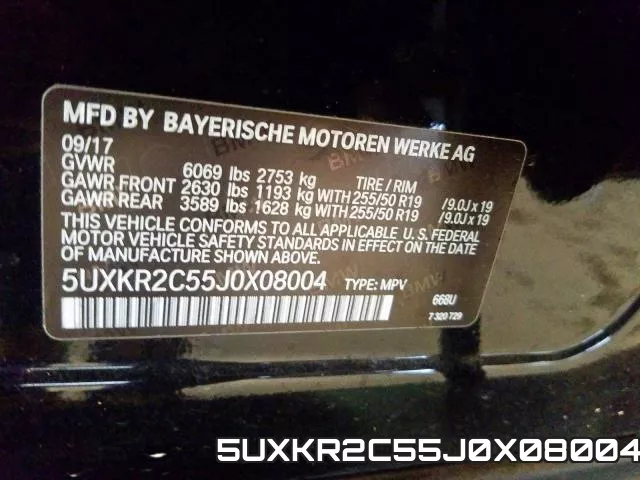 5UXKR2C55J0X08004 фото 2