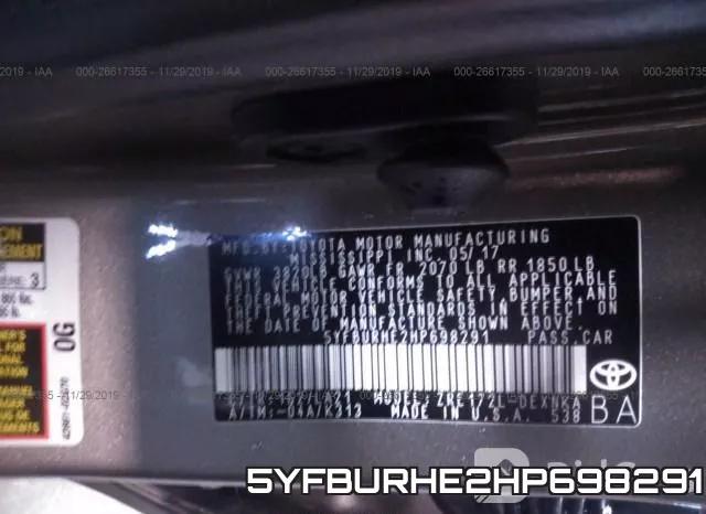 5YFBURHE2HP698291 фото 10