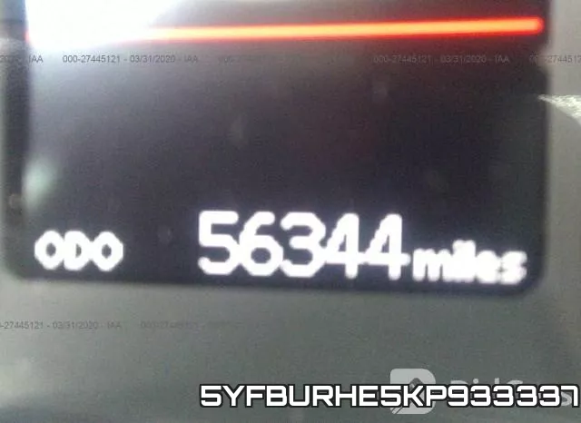 5YFBURHE5KP933337 фото 8