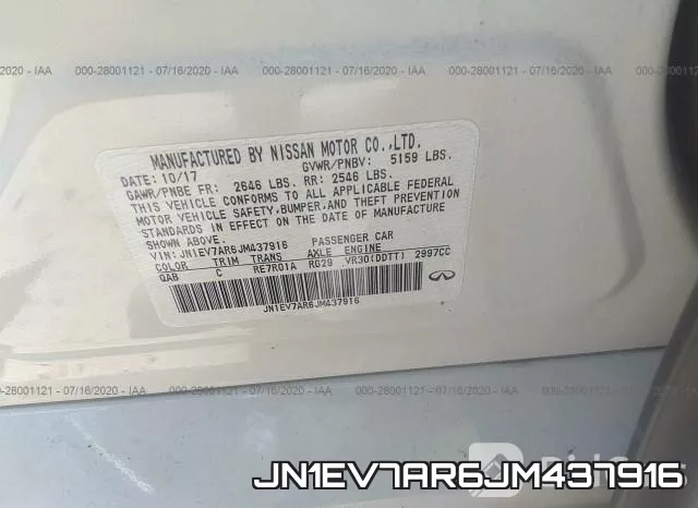 JN1EV7AR6JM437916 фото 10