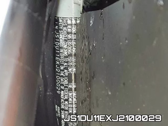 JS1DU11EXJ2100029 фото 2