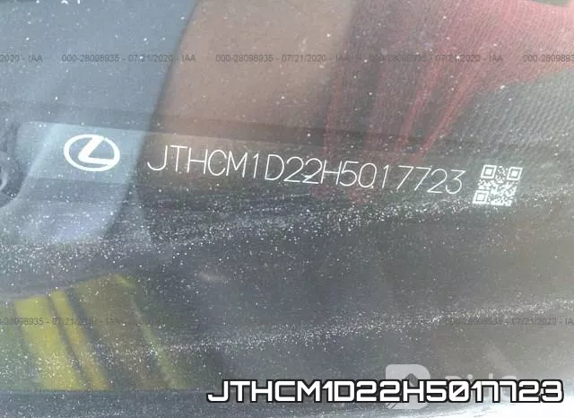JTHCM1D22H5017723 фото 10
