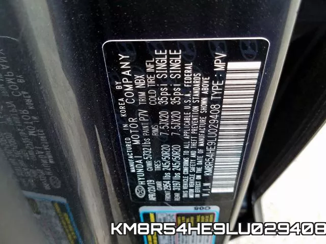KM8R54HE9LU029408 фото 2