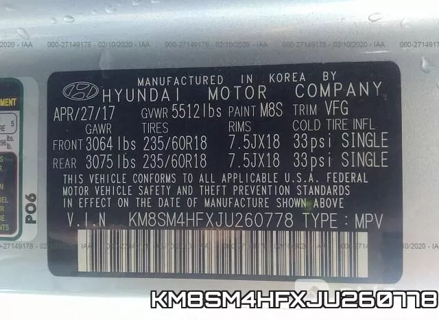 KM8SM4HFXJU260778 фото 10