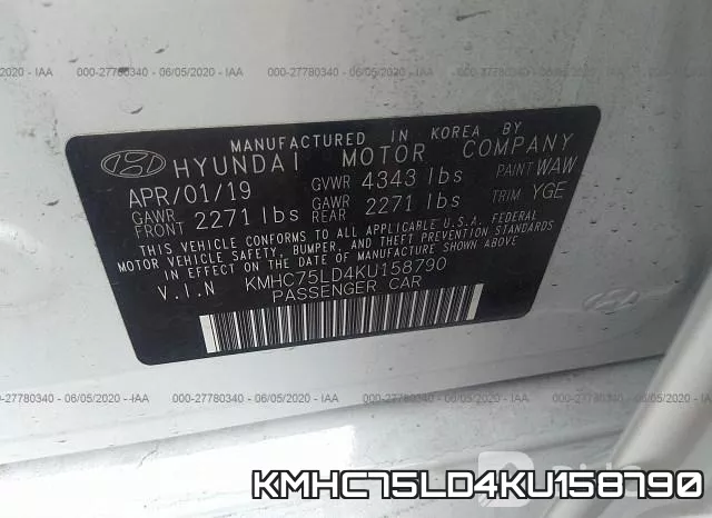 KMHC75LD4KU158790 фото 10