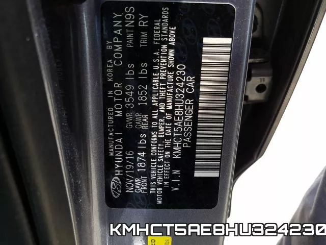 KMHCT5AE8HU324230 фото 2