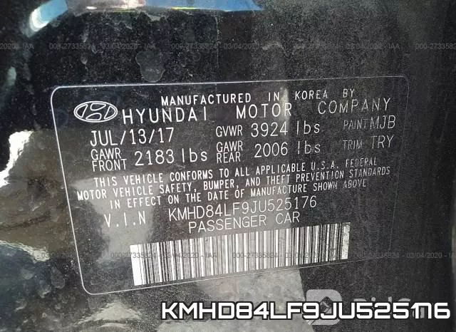 KMHD84LF9JU525176 фото 10