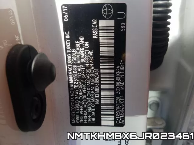 NMTKHMBX6JR023461 фото 2