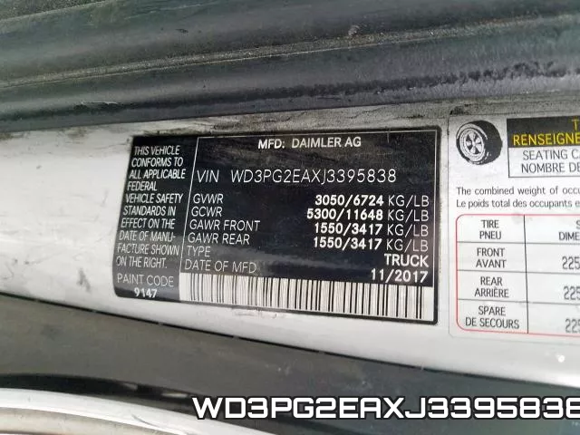 WD3PG2EAXJ3395838 фото 2