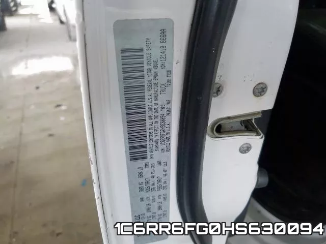 1C6RR6FG0HS630094 фото 2