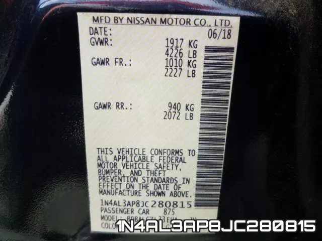 1N4AL3AP8JC280815 фото 2