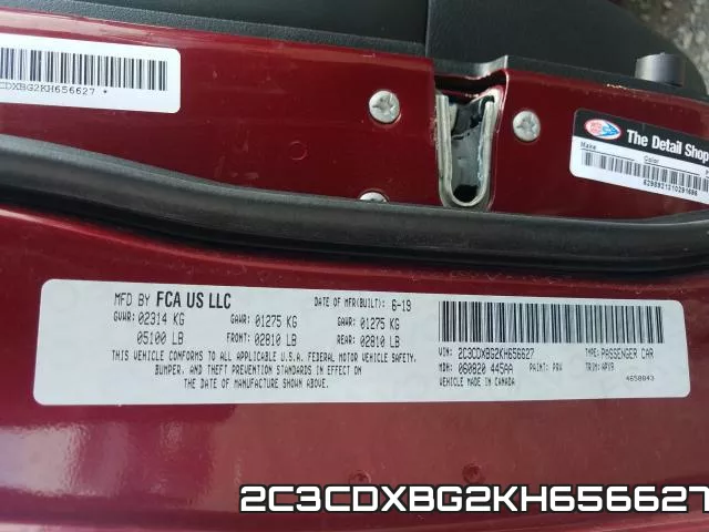 2C3CDXBG2KH656627 фото 2