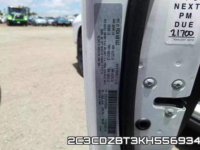 2C3CDZBT3KH556934 фото 2