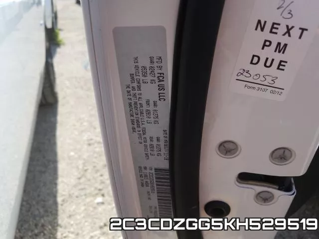 2C3CDZGG5KH529519 фото 2