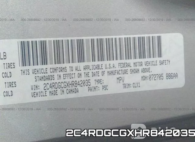 2C4RDGCGXHR842035 фото 10