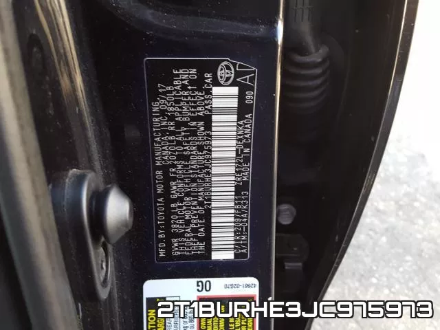 2T1BURHE3JC975973 фото 2