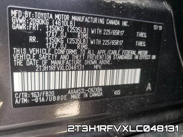 2T3H1RFVXLC048131 фото 2